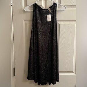 BY TOGETHER~Little Black Dress~SILVER ACCENTS~NWT